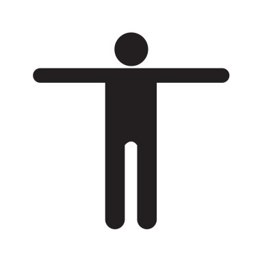 İnsan eylem pozlar simge tasarlamak Dizayn