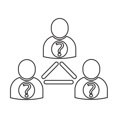 insanlar simge çizimi tasarımı