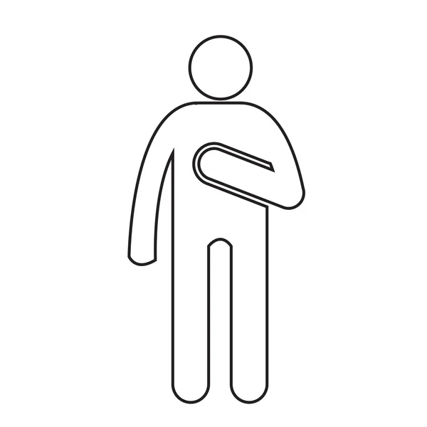 Personnes icône illustration conception — Image vectorielle