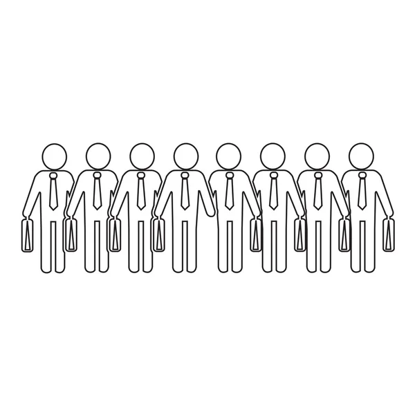Zakenman mensen pictogram afbeelding ontwerp — Stockvector
