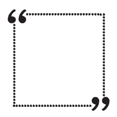 Kabarcık simgesi boş illüstrasyon tasarım alıntı