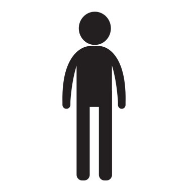 Adam simge illüstrasyon tasarım