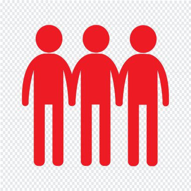 Adam simge illüstrasyon tasarım