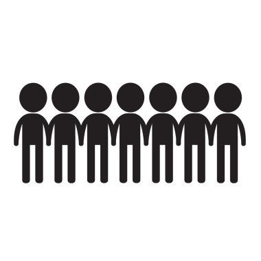 erkek ve kız simge illüstrasyon tasarım