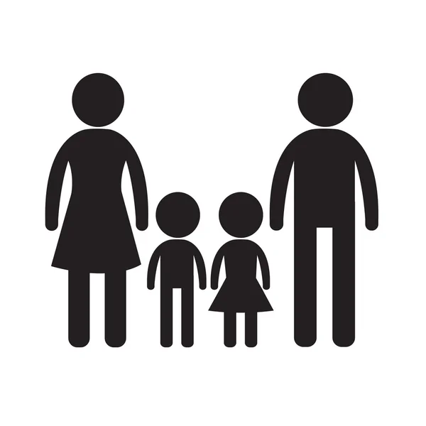 Family Icon  Illustration design — Stock Vector