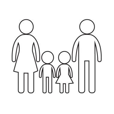 Aile simge tasarlamak Dizayn