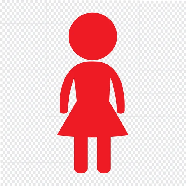 Junge und Mädchen Ikone Illustration Design — Stockvektor