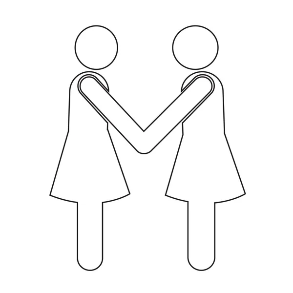 Бізнесмен Handshake Icon Дизайн ілюстрації — стоковий вектор