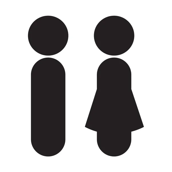 Man and woman people icon Illustration design — Stock Vector