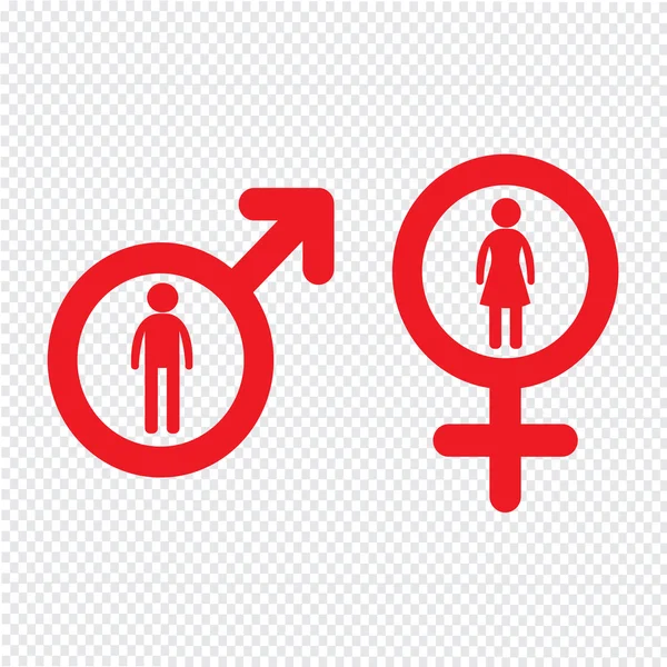 Man en vrouw mensen pictogram afbeelding ontwerp — Stockvector