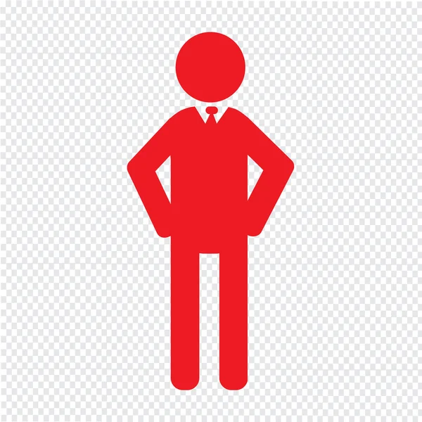 Persone icona illustrazione design — Vettoriale Stock