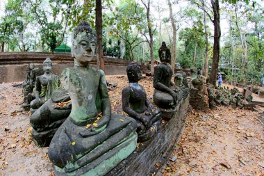 WAT Umong Suan Puthatham, chiangmai, Tayland