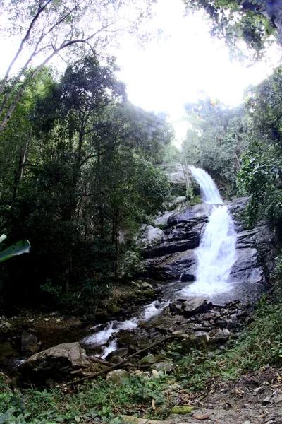 Mae Pan şelale Doi Inthanon, chiangmai, Tayland — Stok fotoğraf