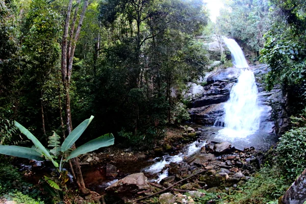 Mae Pan Waterfall Doi Inthanon, chiangmai, Tailândia — Fotografia de Stock