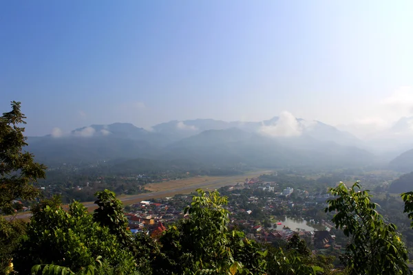 Blick auf die Stadt mae hong son, Thailand — Stockfoto