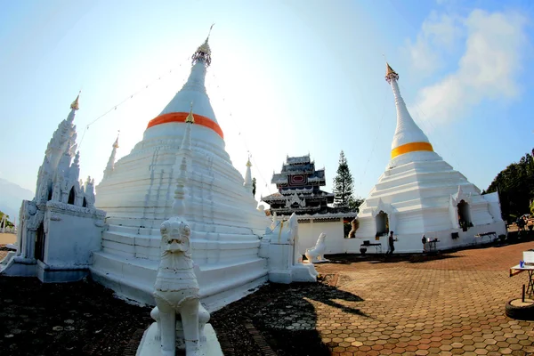 Wat Phra že Doi Kong Mu, Mae Hong Son, Thajsko — Stock fotografie