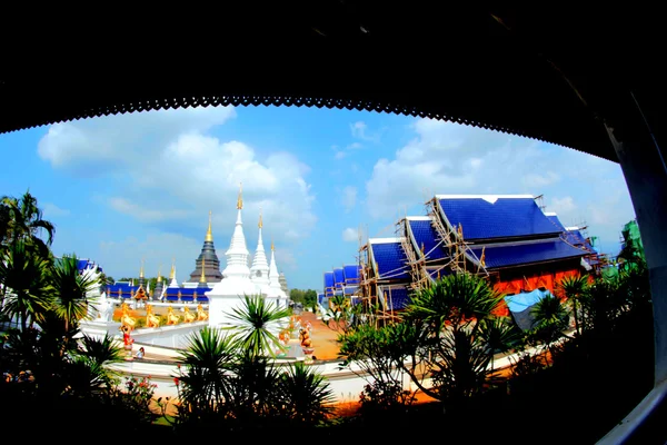 Wat Ban den Temple, Maetang, chiangmai, Tailândia — Fotografia de Stock