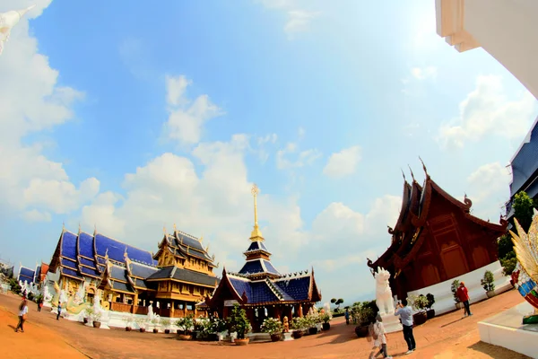 Wat Ban den Temple, Maetang, chiangmai, Tailândia — Fotografia de Stock