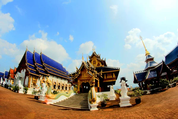 Wat Ban den tempel, Maetang, chiangmai, thailand — Stockfoto