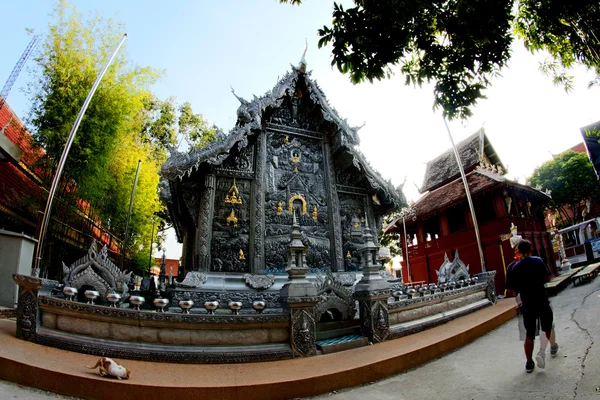 Wat Sri Suphan ezüst templom — Stock Fotó