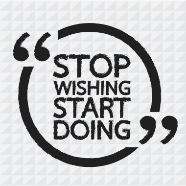 Durdurmak isteyen başlangıç yapıyor harfler illüstrasyon tasarımı