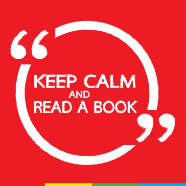 Sakin ve okumak A kitap harfler illüstrasyon tasarım tutmak