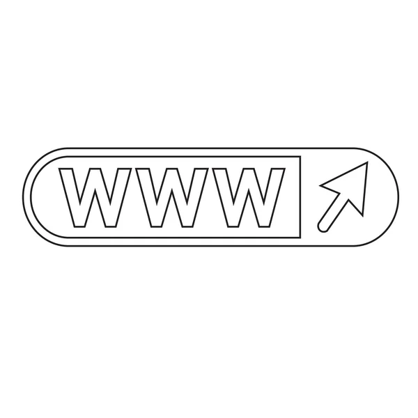 Www Web Icon Illustration design — Stockvektor