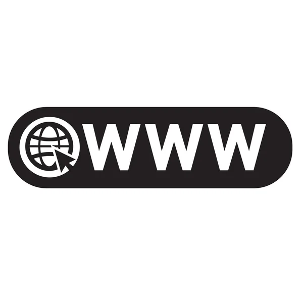 Www icono web Diseño de ilustración — Archivo Imágenes Vectoriales