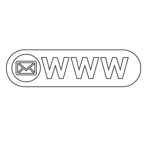 Www Web Icon Illustration design — Stockvektor