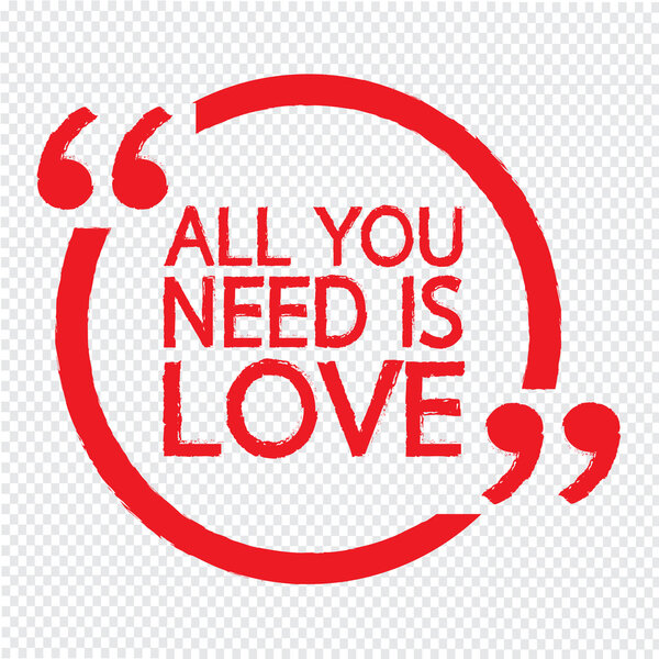 All you need is LOVE Illustration Design
