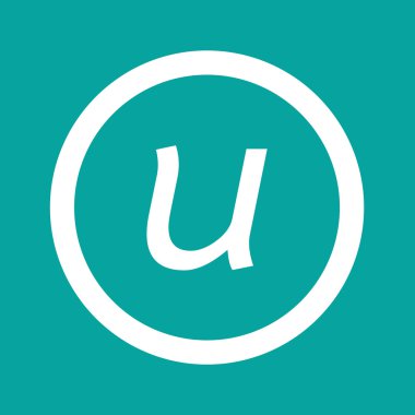 Temel yazı tipi harf u simge illüstrasyon tasarım