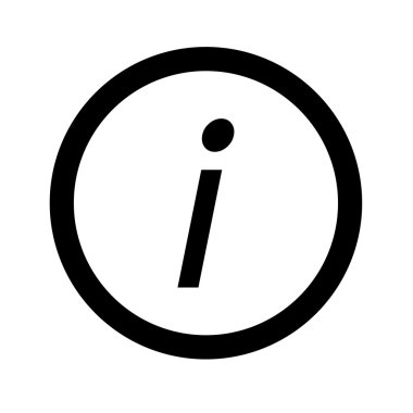 Temel yazı tipi harf ı simgesi illüstrasyon tasarım