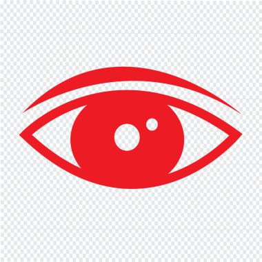 Göz simgesi illüstrasyon tasarım