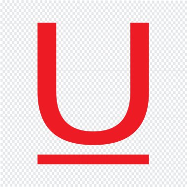 Metin altı çizili Düzenle simgesi illüstrasyon tasarım