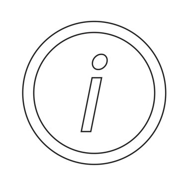 Temel yazı tipi harf ı simgesi illüstrasyon tasarım