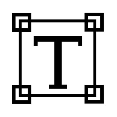 Metin düzenleme işareti simgesi illüstrasyon tasarımı