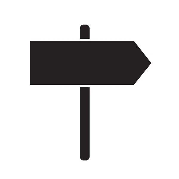 Signpost icon Illustration design — Stock Vector