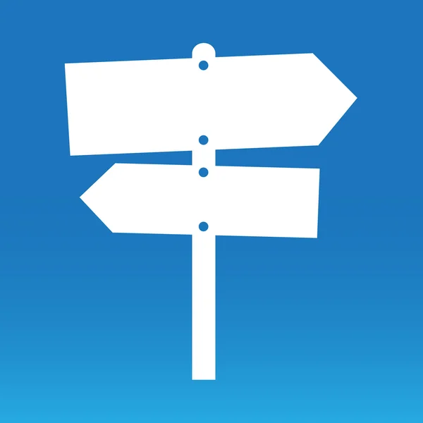 Signpost icon Illustration design — Stock Vector