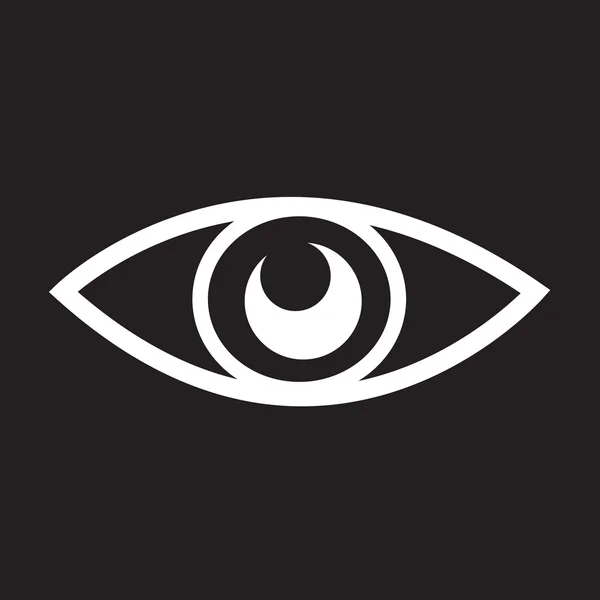 Рисунок иконки глаза — стоковый вектор