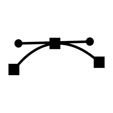 vektör düzenleme simgesini illüstrasyon tasarımı