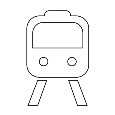 Tren simge illüstrasyon tasarım