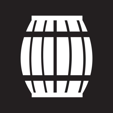 Ahşap bira fıçısı simge tasarlamak Dizayn