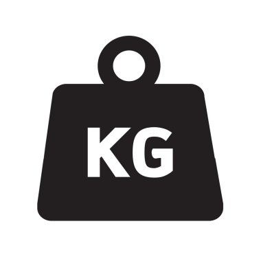 Weight kilogram icon Illustration design clipart