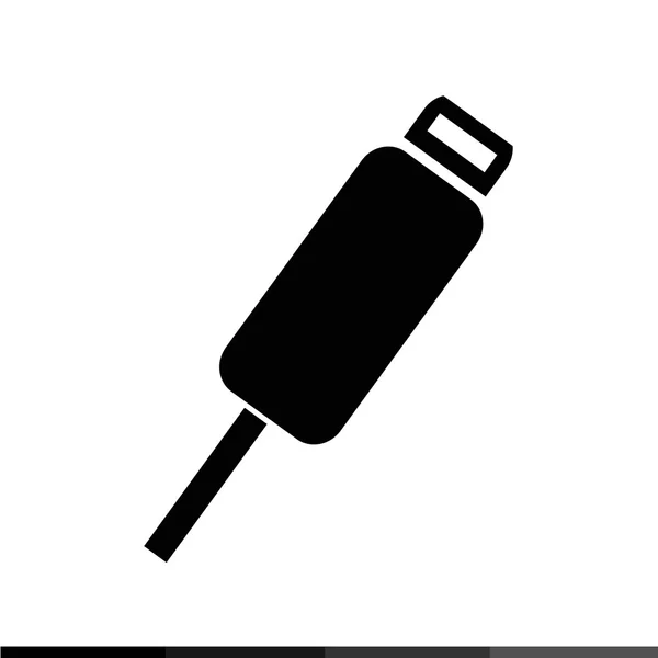 USB-stekker pictogram afbeelding ontwerp — Stockvector