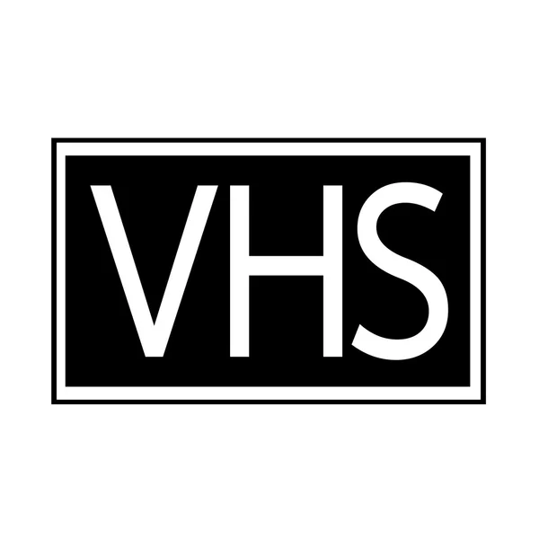Ícone VHS Design de ilustração —  Vetores de Stock