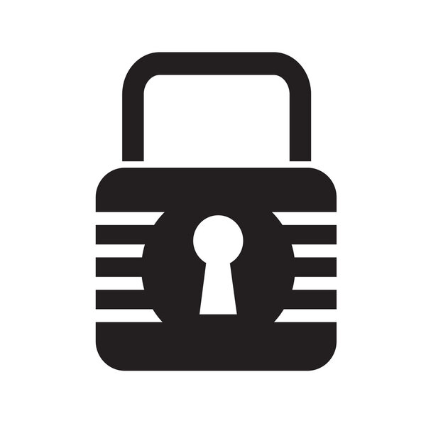 Lock Icon illustration design