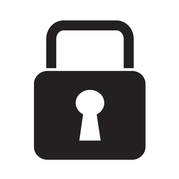 Lock Icon Illustration Design — Stockvektor