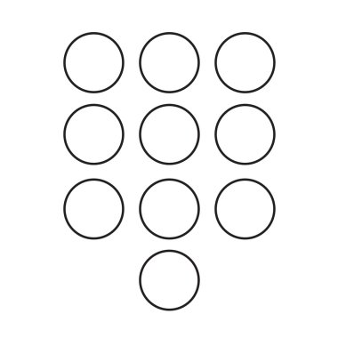 tuş takımı simgesi illüstrasyon tasarım