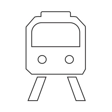 Tren simge illüstrasyon tasarım