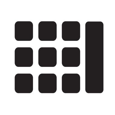 tuş takımı simgesi illüstrasyon tasarım